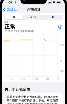 东山iPhone手机维修如何在iPhone开启'步行稳定性通知'