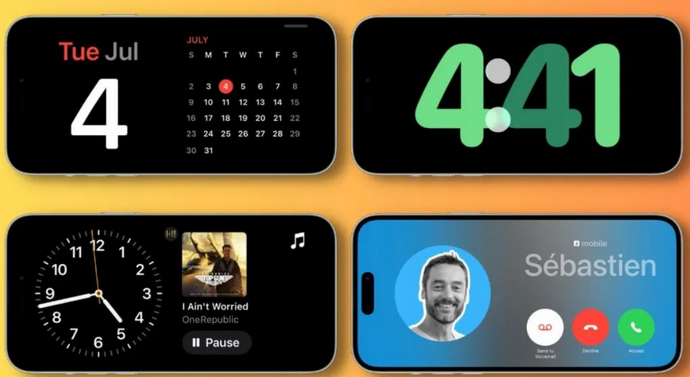 东山苹果手机维修分享iOS17横屏充电待机显示有什么好处 