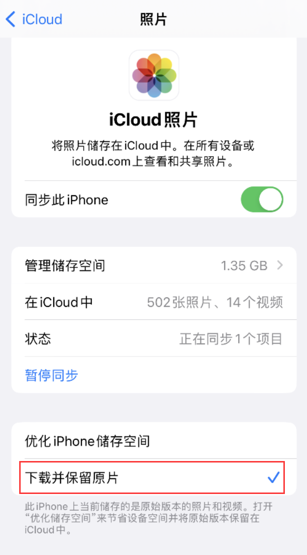 东山苹果手机维修分享iPhone 无法加载高质量照片怎么办 